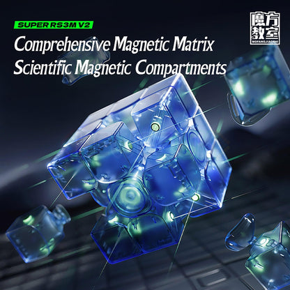 MoYu Super RS3M V2 (Magnétique, Maglev, UV, Ball-Core)
