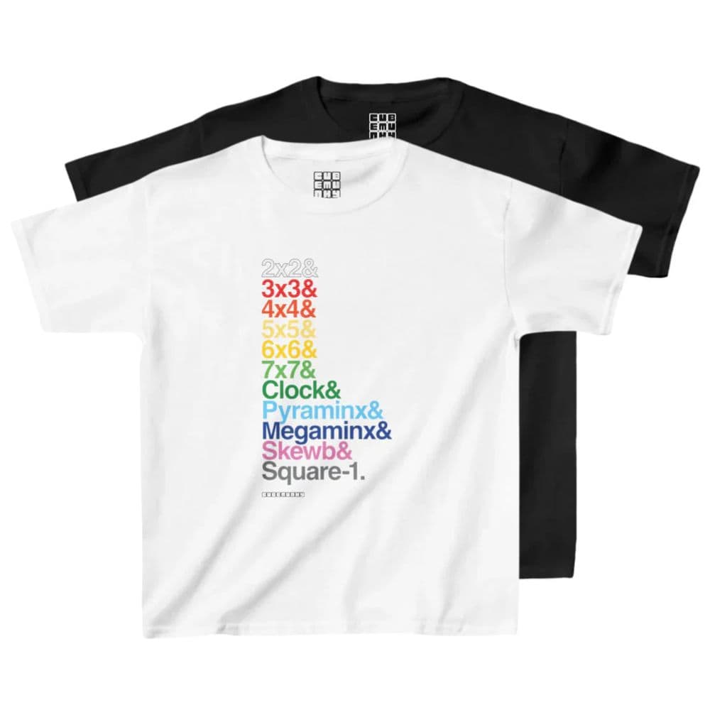 T-shirt Arc-en-ciel Cubemunky List WCA