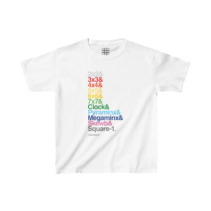 T-shirt Arc-en-ciel Cubemunky List WCA