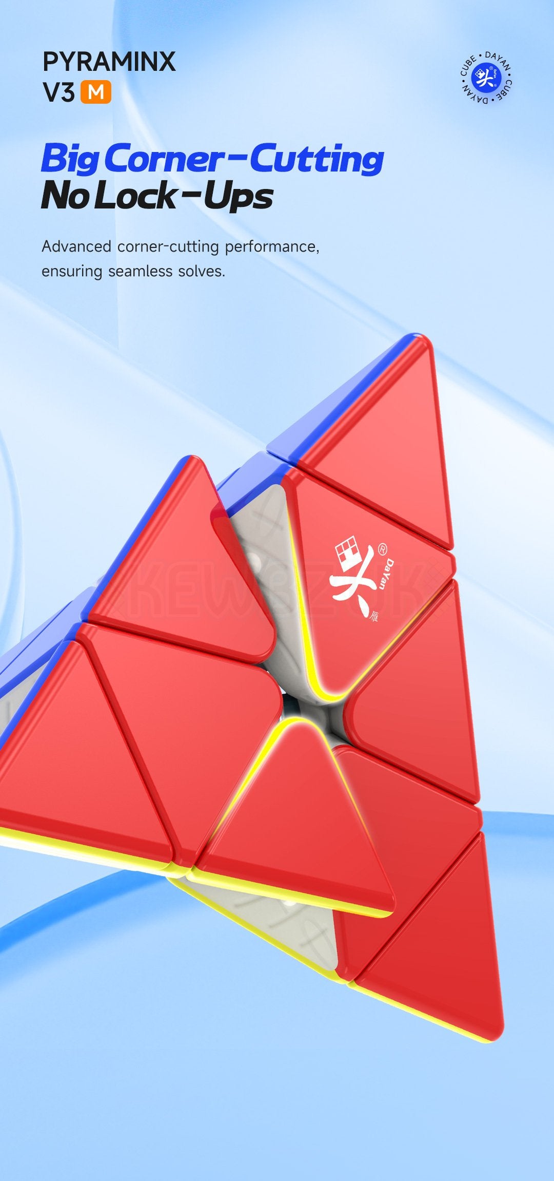 DaYan Pyraminx v3 (Magnetic, Ball-Core)