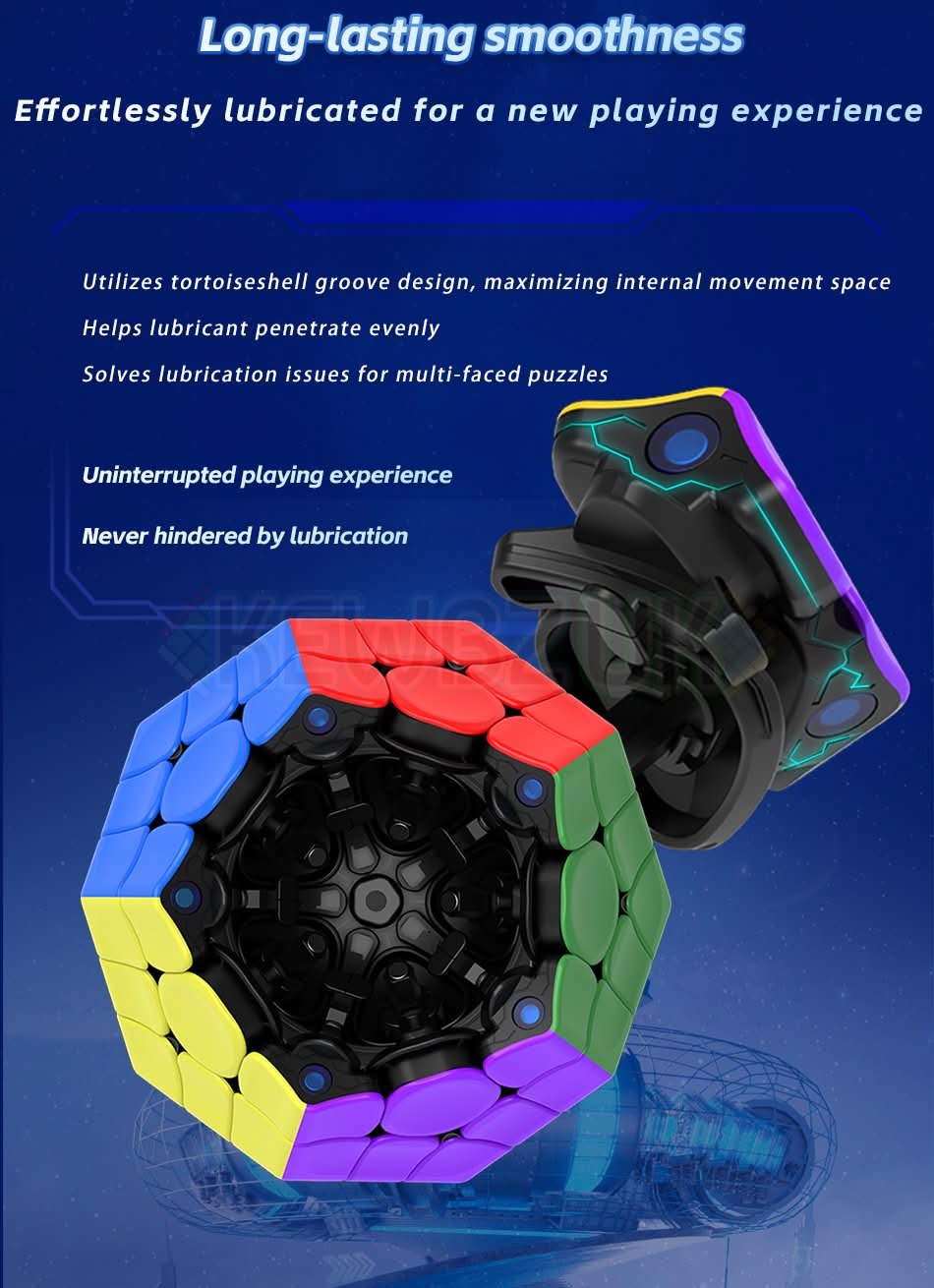 DianSheng Galaxy Megaminx (Magnétique, Ball-Core)