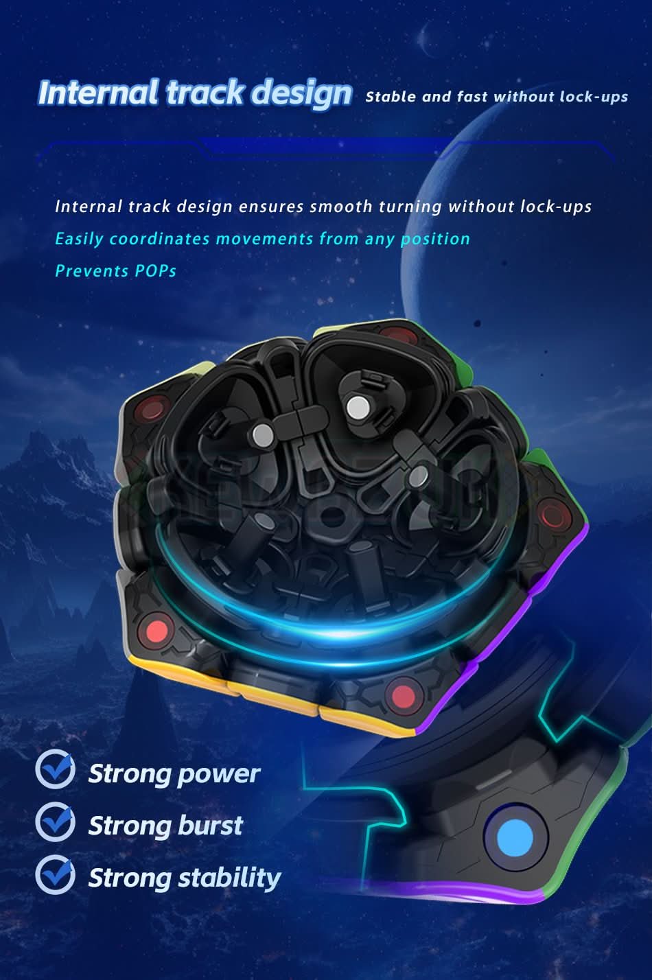 DianSheng Galaxy Megaminx (Magnétique, Ball-Core)