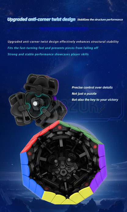 DianSheng Galaxy Megaminx (Magnétique, Ball-Core)