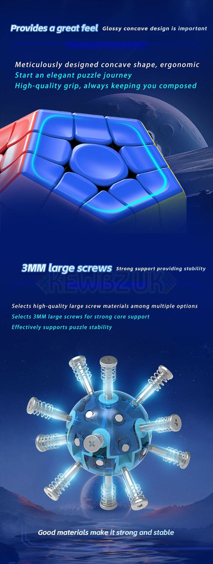 DianSheng Galaxy Megaminx (Magnétique, Ball-Core)