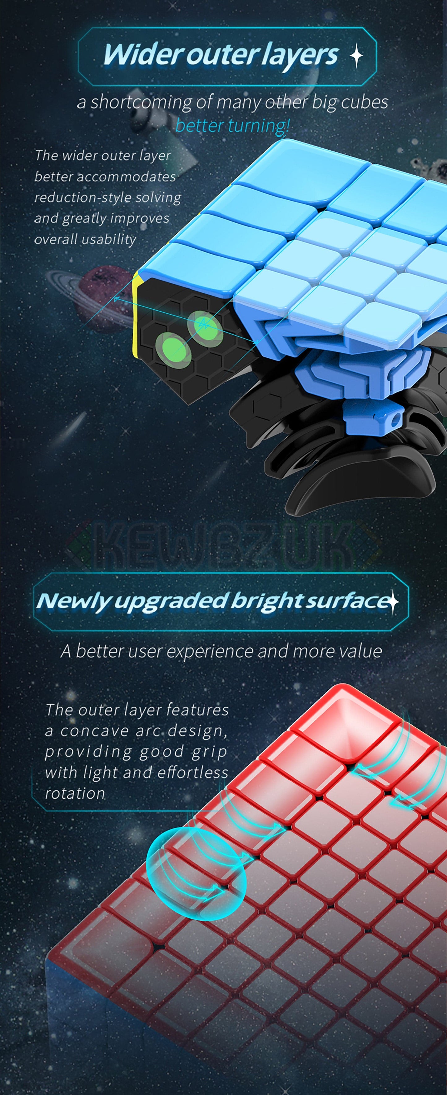 DianSheng Galaxy 8x8 (Magnétique, Ballcore)