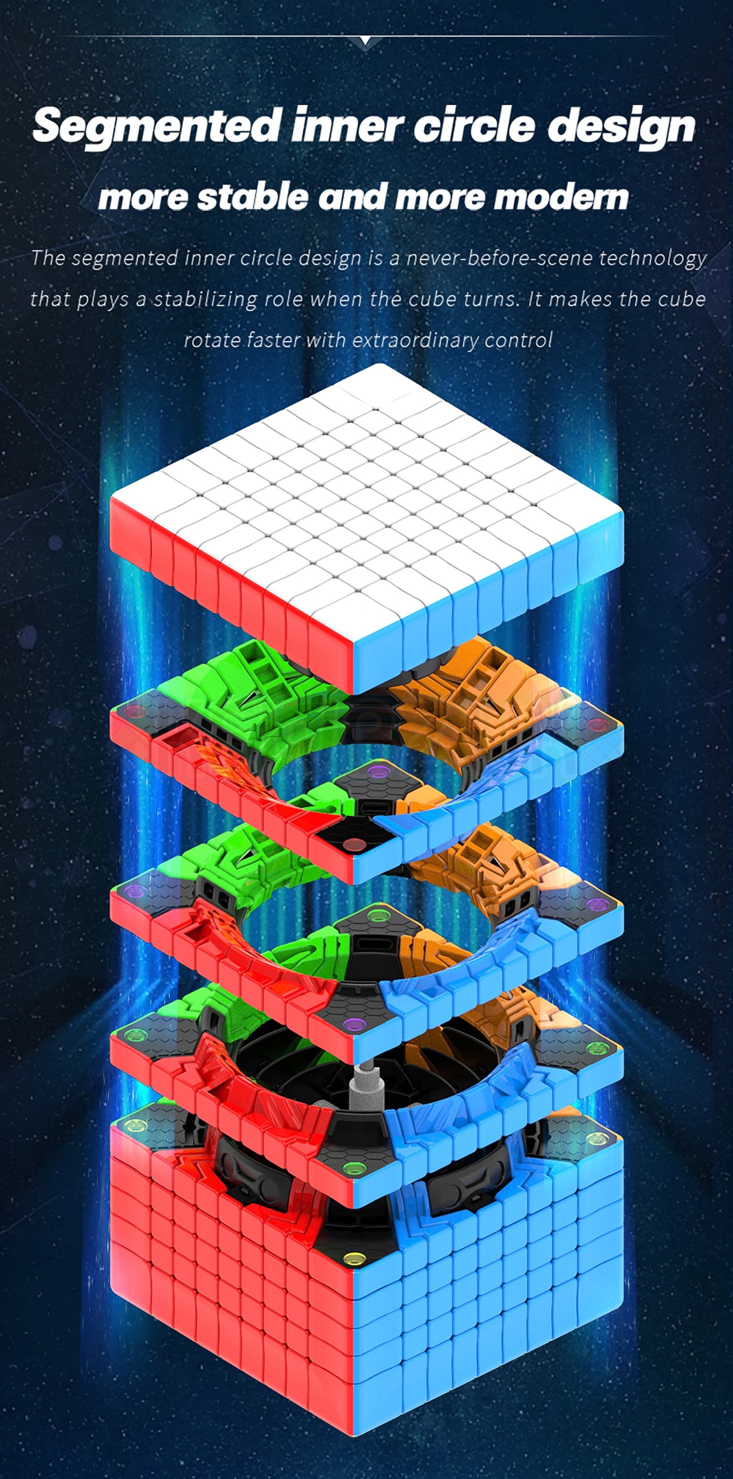 DianSheng Galaxy 9x9 (Magnétique, Ballcore)