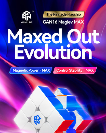 GAN 16 Max (Magnetic, Maglev, UV, Ball-Core)