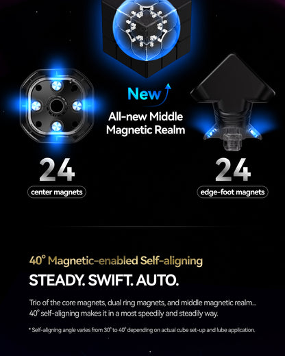 GAN 16 Max (Magnetic, Maglev, UV, Ball-Core)