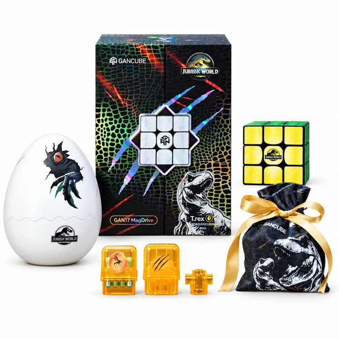 GAN 17 MagDrive Jurassic World Edition (Magnetic, Maglev, UV, Ball-Core)