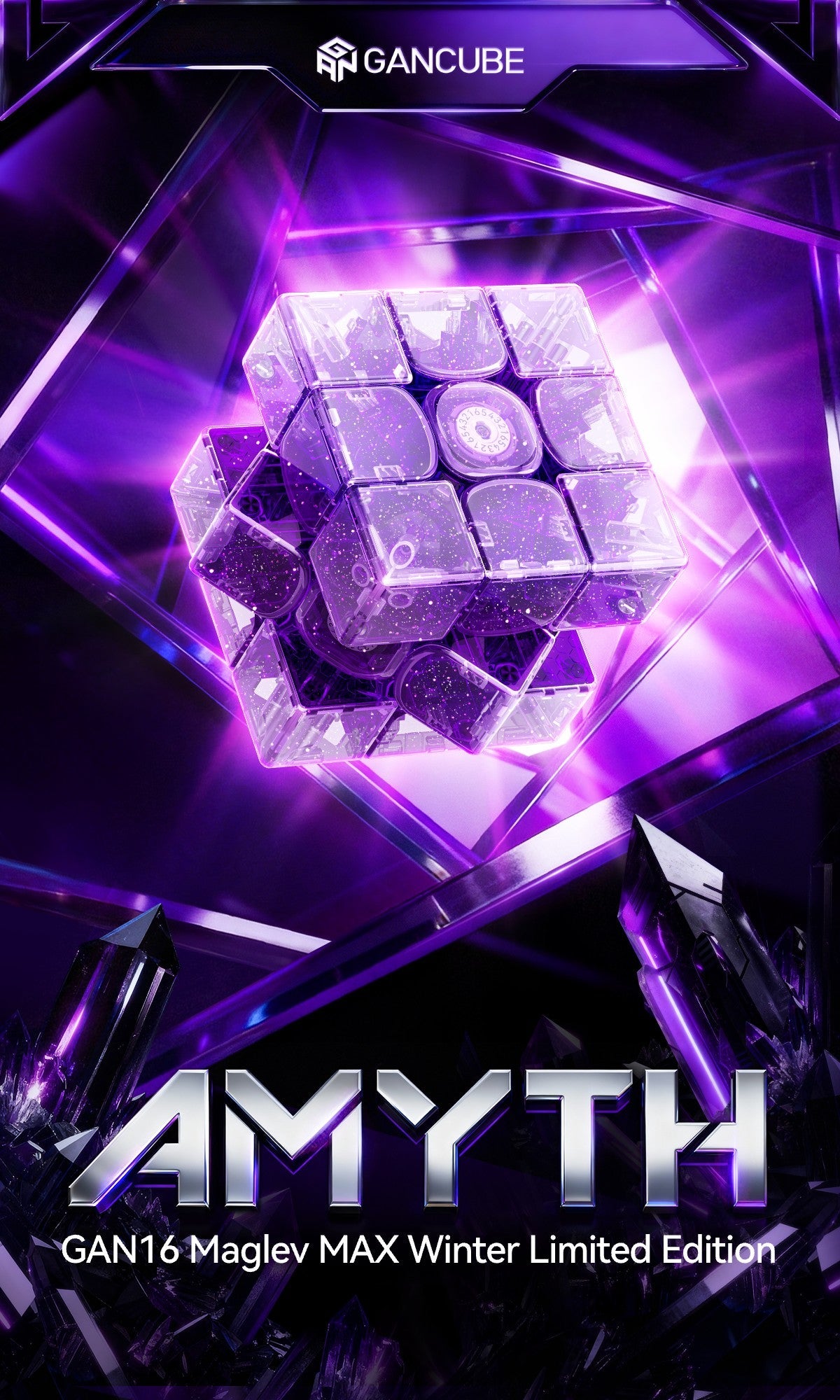 GAN 16 MagLev MAX 3x3 AMYTH (Magnetic, Maglev, UV, Ball-Core)