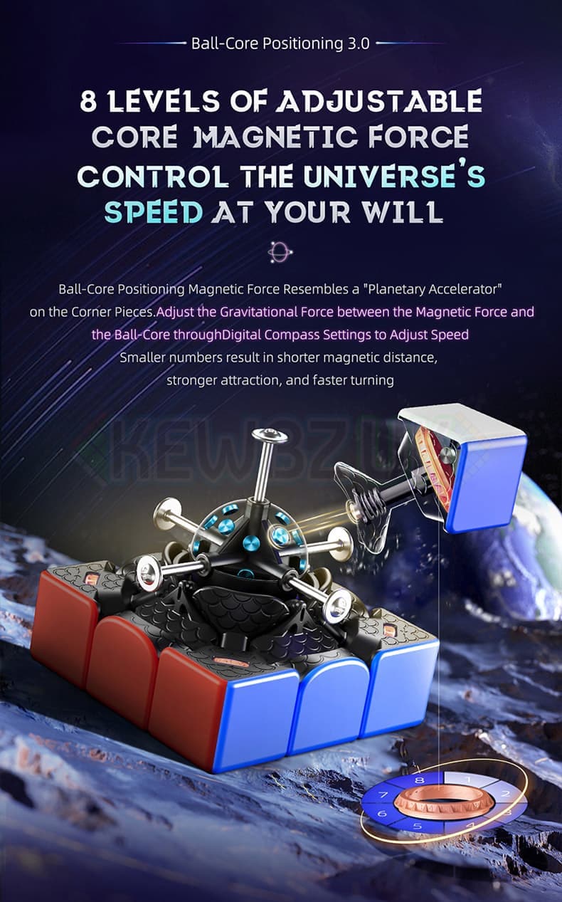 MoYu Super WeiLong (20-Magnet, Maglev, UV, Ball-Core)