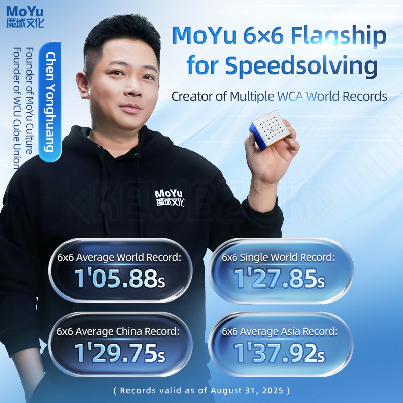 MoYu AoShi V4 6x6 Double Track (Magnetic, Ball-Core)