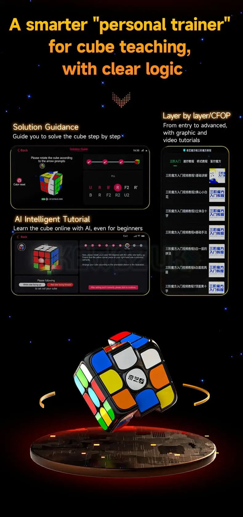 QiYi 3x3 AI Smartcube (Magnetic)