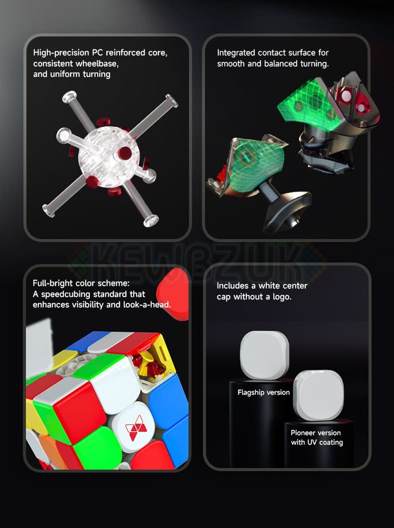 QiYi XMD 3x3 Tornado V4 Flagship (Magnetic, Ball-Core)