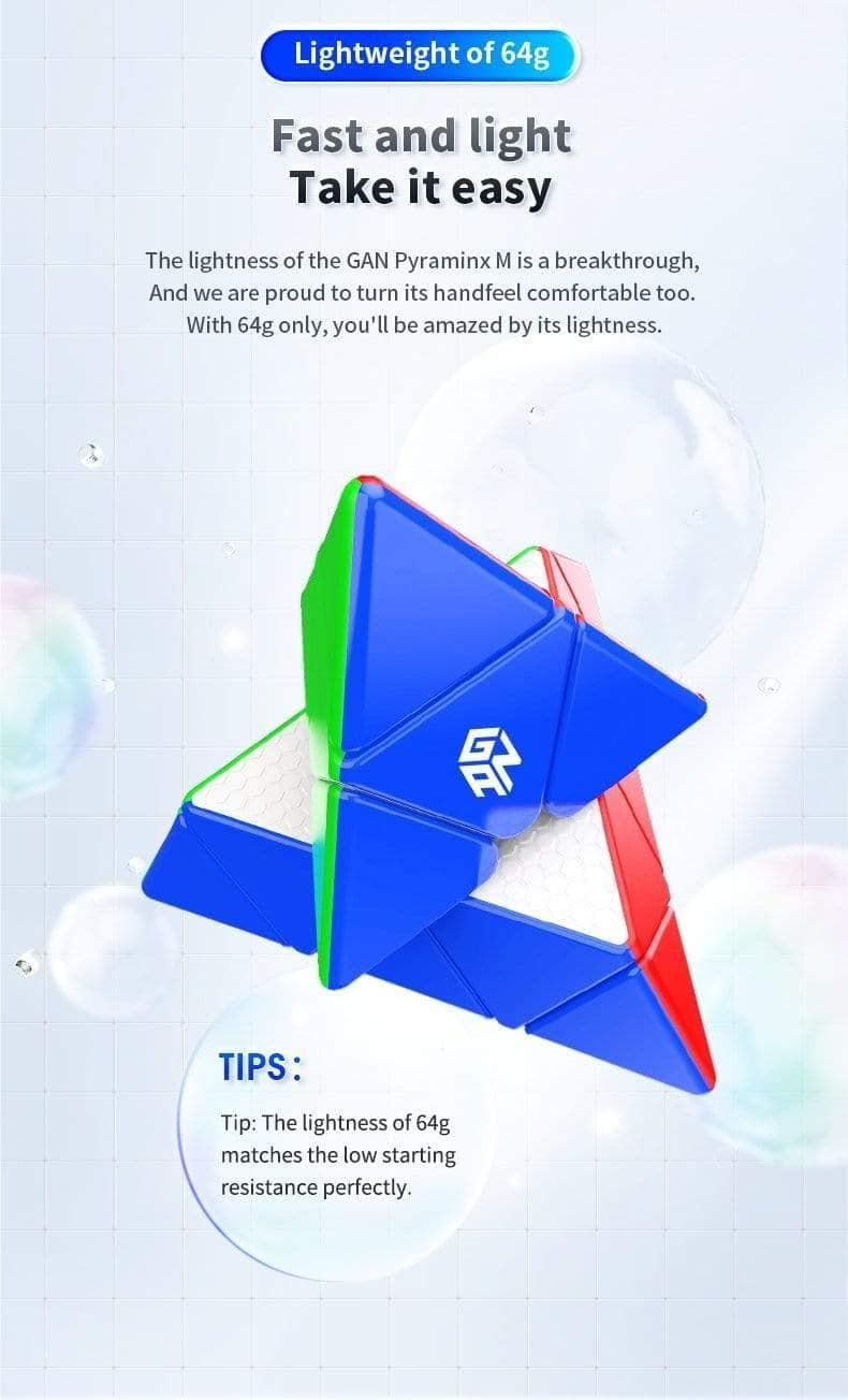 GAN Pyraminx Enhanced (Magnetic, UV)