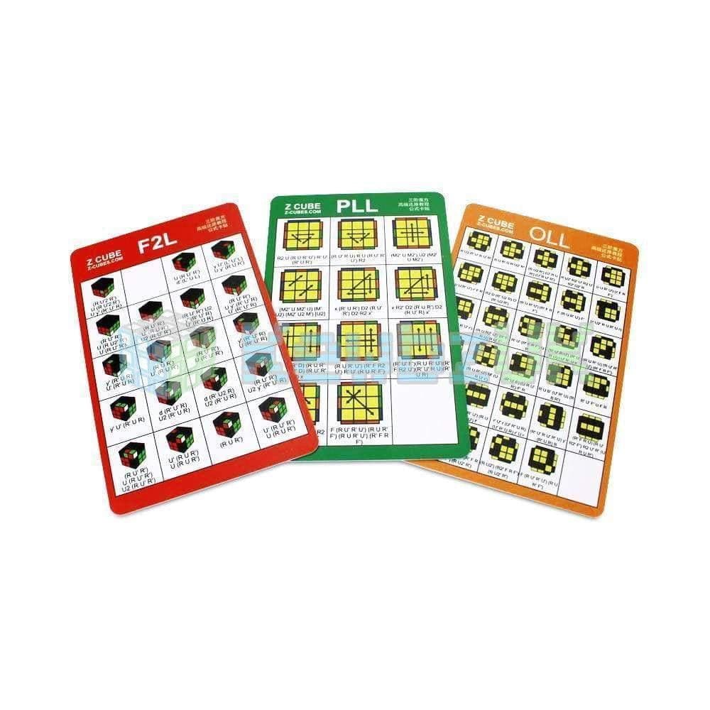 Carte CFOP ZCube (x3)