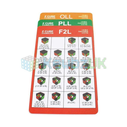 Carte CFOP ZCube (x3)